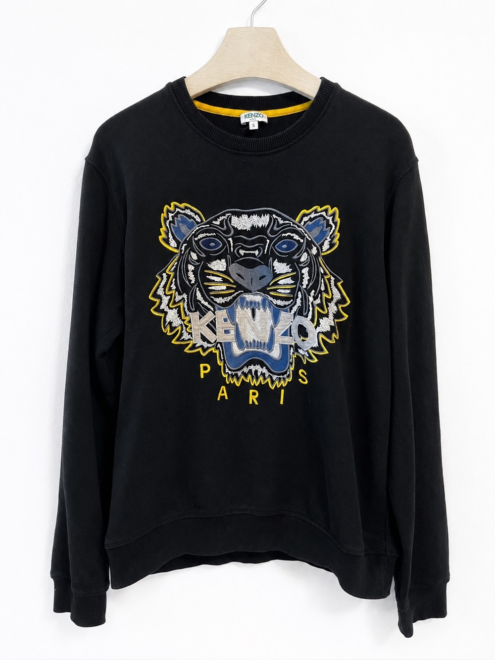 Kenzo Sweatshirt Pullover Small Men’s Tiger Embroidered